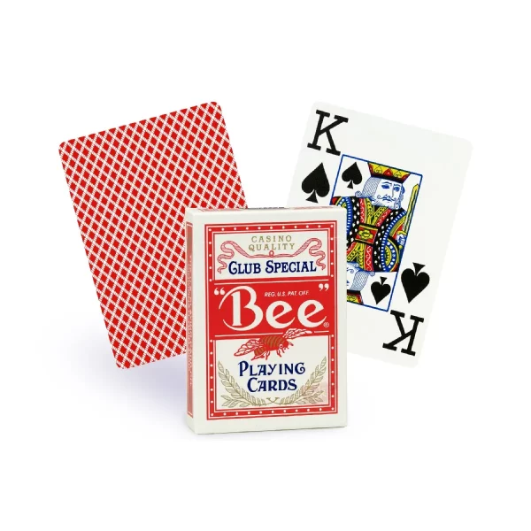Bicycle Cards Cartes Bee Poker Jumbo - État Irréprochable – Fiabilité et Pe