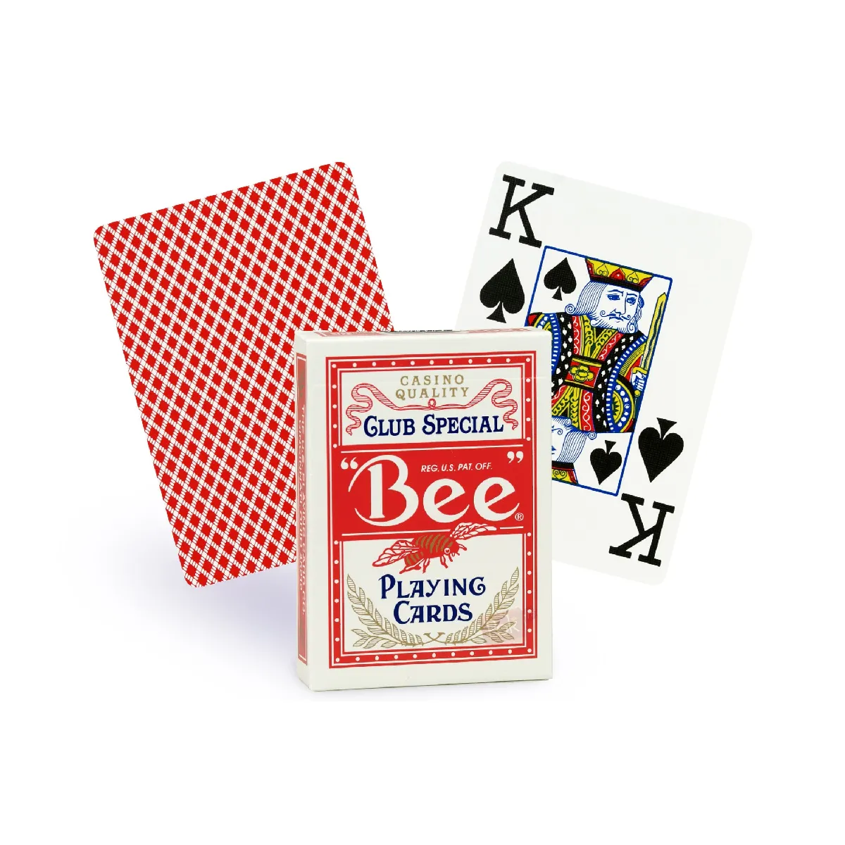 Bicycle Cards Cartes Bee Poker Jumbo - État Irréprochable – Fiabilité et Pe