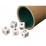 Cayro Gobelet avec dés de poker | État Irréprochable - Fiabilité et Perform – Image 2