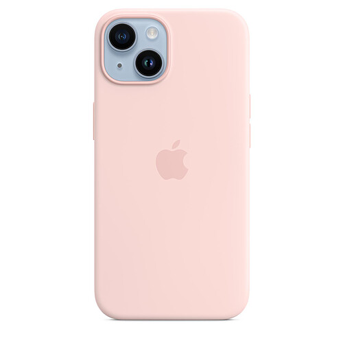 Apple Coque Silicone MagSafe iPhone 14 – Rose Craie - État Irréprochable –