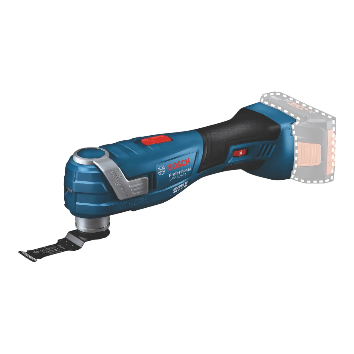 Bosch Gop 18V-34 Professional Starlockplus — Outil Multifonction Oscillant