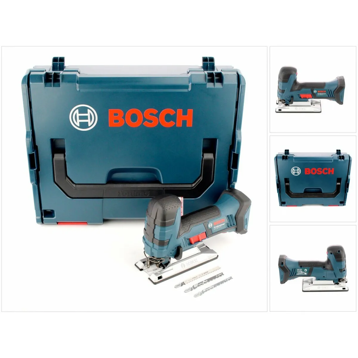 Bosch GST 18V-LI S Professional — Scie sauteuse sans fil 18V poignée champignon SDS LED Bosch Gst 18V-Li S Professional — Scie Sauteuse sans Fil 18V Poignée Champi