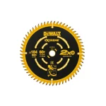 Dewalt Dt1670-Qz — Lame de Scie Circulaire 184 Mm 60 Dents Carbure pour Boi