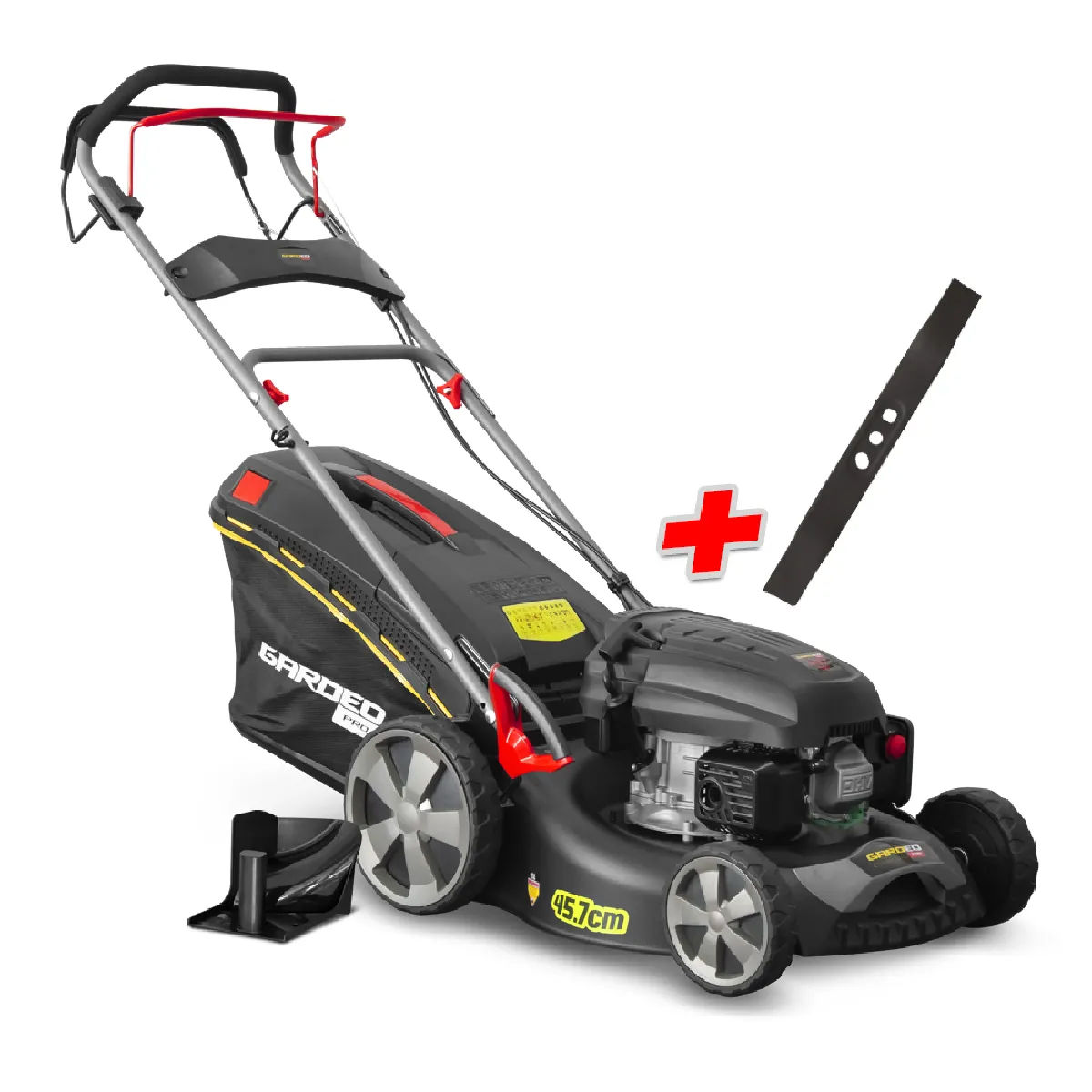 Elem Garden Technic — Tondeuse Thermique Autotractée 144 Cc, 46 Cm, Bac 65