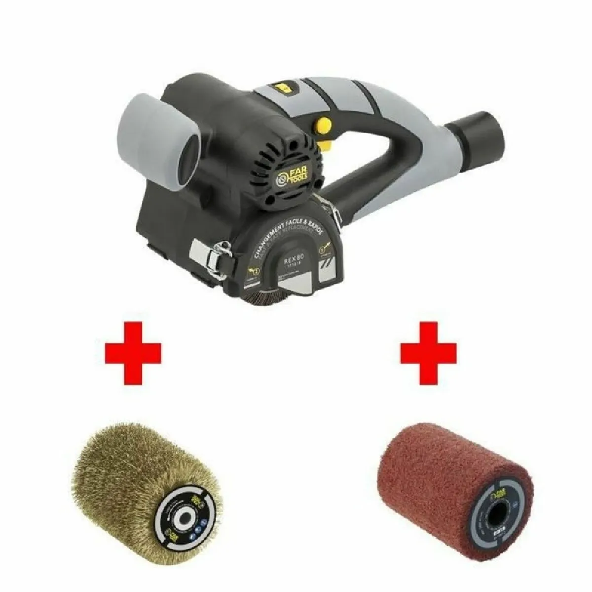 Fartools Rex80 — Ponceuse Filaire Compacte 420W 3200 Tr/Min pour Finitions