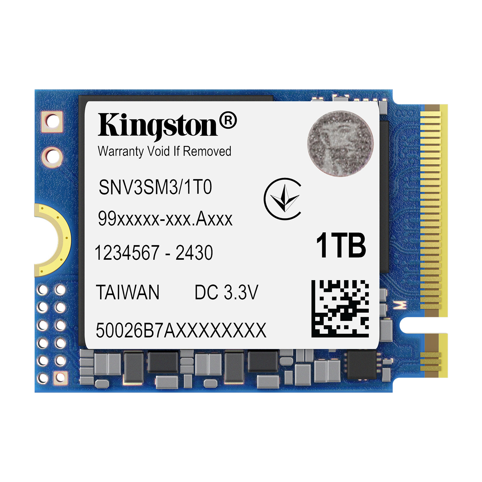Kingston NV3 SSD M.2 NVMe 1 To PCIe 4.0 - État Irréprochable – Fiabilité et