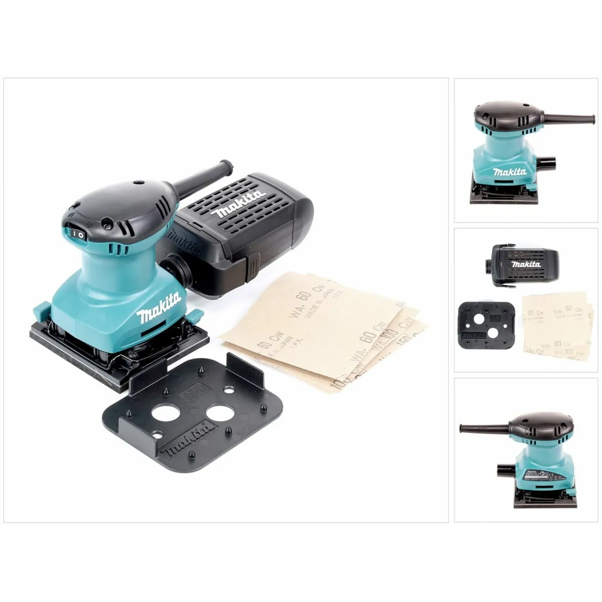 Makita BO 4557 — Ponceuse orbitale filaire 180W 14000 tr/min semelle 112×100mm aspiration 6 orifices Makita Bo 4557 — Ponceuse Orbitale Filaire 180W 14000 Tr/Min Semelle 112×10