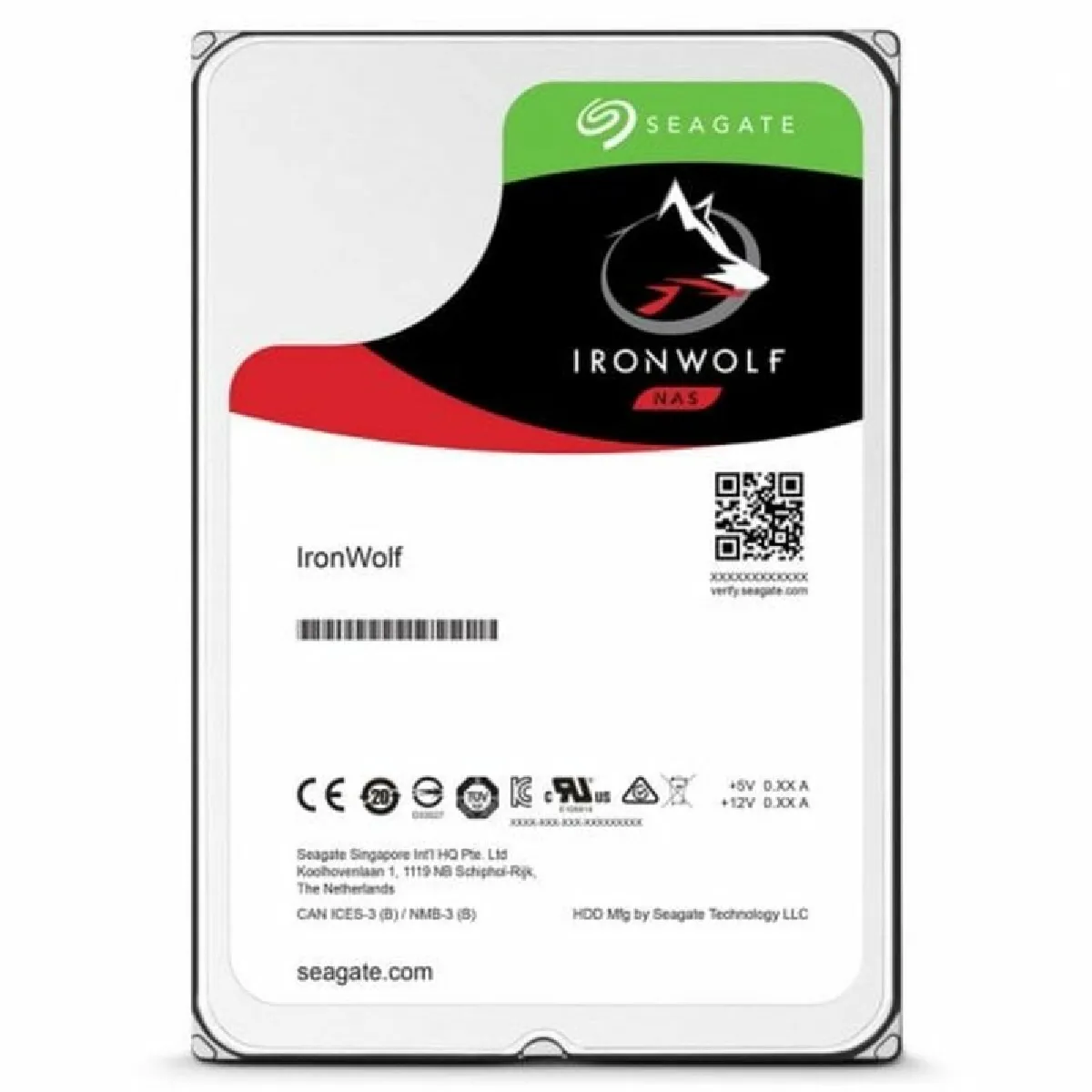 Seagate IronWolf Disque Dur NAS 8 To 3,5″ SATA - État Irréprochable – Fiabi