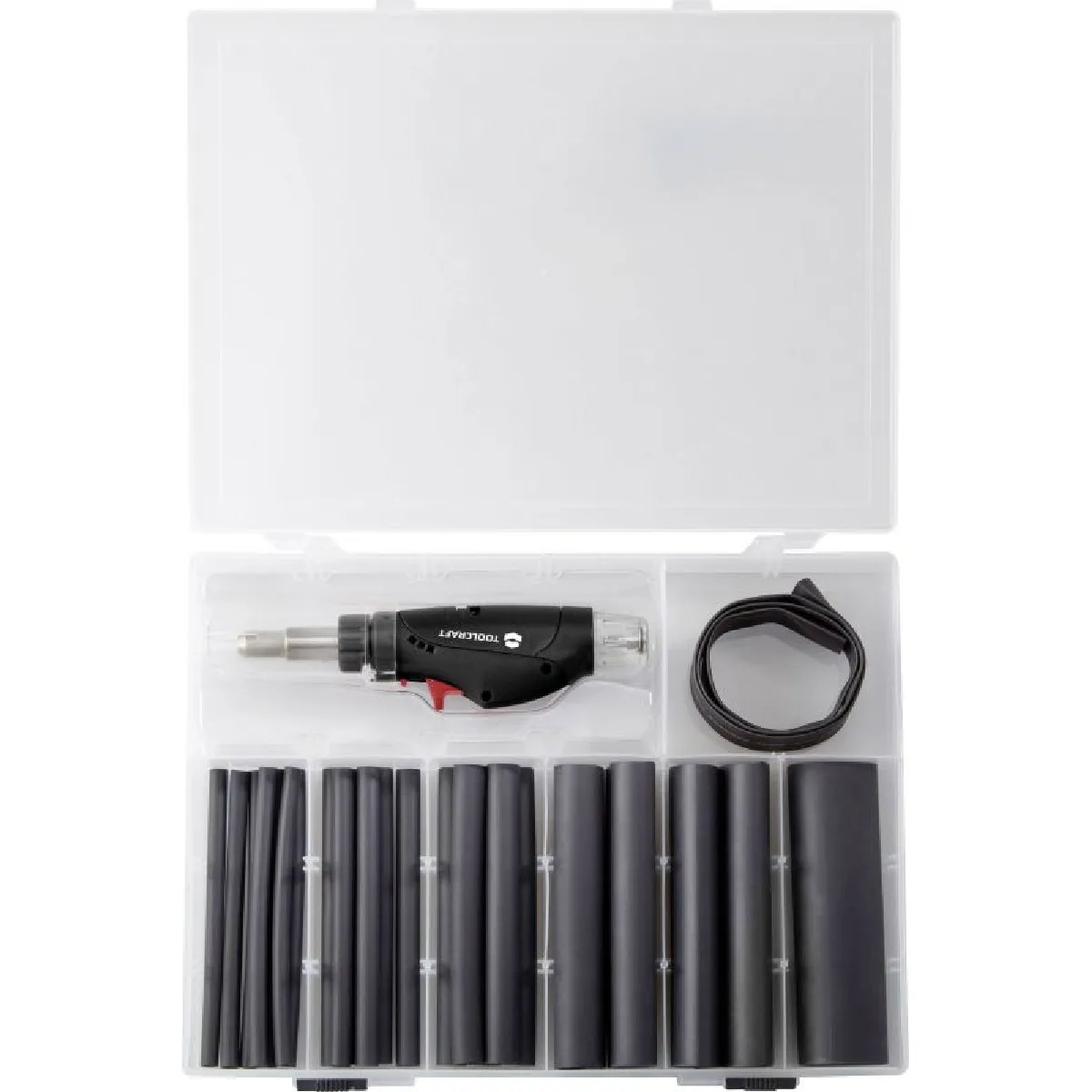 Toolcraft Tc-Hsk-27 — Set Fer à Souder Gaz 70W 1300°C avec Buse Air Chaud..