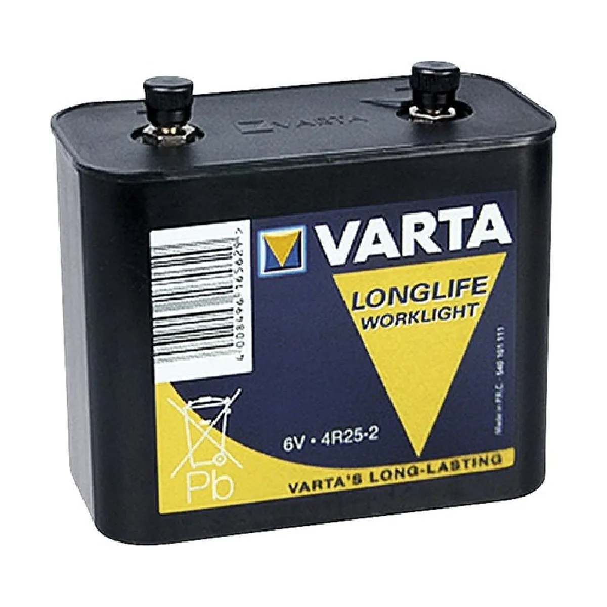Varta 29107 — Pile 6V 8000Mah 4R25-2Vp Zinc-Carbone - État Irréprochable –