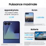 Samsung Galaxy Z Flip 7 Noir Absolu (12 Go / 512 Go) | État Irréprochable.. – Image 4