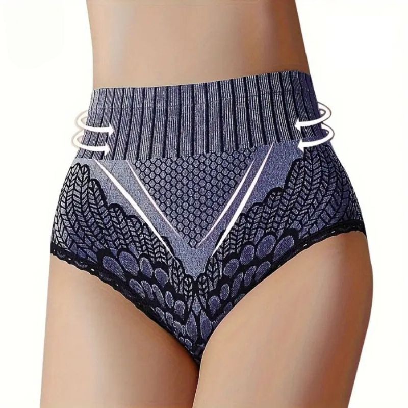 luxo7-23978-1 Culotte Gainante Taille Haute Sculptante & Élégante – Effet Ventre Plat - Occamarket