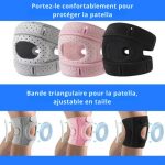 Attelle de genou orthopédique ajustable et respirante | OrthoKnee™ - Occamarket
