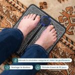 Tapis massant électrique EMS pour jambes gonflées & douloureuses - Occamarket