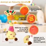 Jouet Musical Girafe – Chante, Danse et Répète Ce Que Vous Dites ! - Occamarket