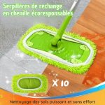 Pack de 10 Serpillères Réutilisables en Chenille Éco-Responsables - Occamarket
