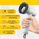 Brosse De Nettoyage Électrique Portable 5-en-1 (5 Têtes différentes) - Occamarket