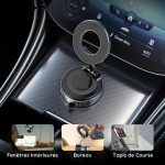 Support Téléphonique Magnétique à Ventouse 360° - Occamarket