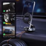 Support Téléphonique Magnétique à Ventouse 360° - Occamarket