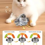 Jeu interactif oiseau réaliste pour chat - Occamarket