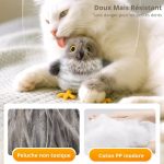 Jeu interactif oiseau réaliste pour chat - Occamarket