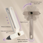 Brosséa Pro - Brosse de nettoyage rotative multifonctionnelle - Occamarket