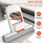 Mini Balai Essoreur Automatique 2-en-1 – Toutes surfaces & Vitres - Occamarket