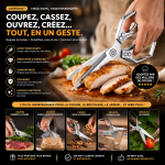 ChefEdge™ | Ciseaux de Cuisine Multifonctions - Occamarket
