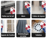 Fixéo - Spray d'étanchéité imperméable contre les fuites + Brosse - Occamarket