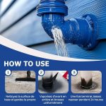 Fixéo - Spray d'étanchéité imperméable contre les fuites + Brosse - Occamarket