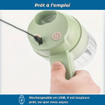 CutPro - Coupe-légumes électrique 4 en 1 - Occamarket