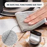KitchenClean™ | Chiffons magiques en laine d’acier – Propreté rapide, sans rayures - Occamarket