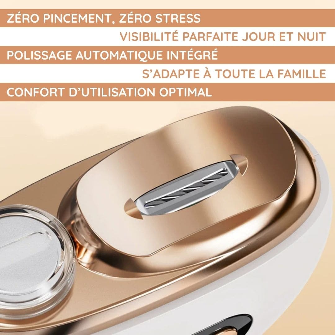 luxo7-31565-1 Coupe-ongles electrique anti-pincement pour enfant et adulte - Occamarket