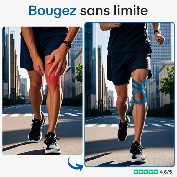 Flexie ™ - Bandages adhésifs pour genou (Lot de 10) - Occamarket