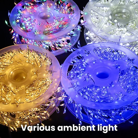 LumaFest™ | Guirlandes LED de Noël – Ambiance chaude & installation facile - Occamarket