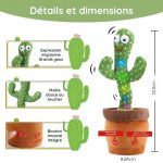 Jouet cactus dansant et parlant - Occamarket