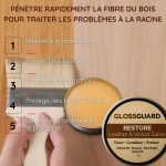 Pâte réparatrice à la cire d’abeille pour cuir et bois - Occamarket