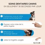 Lingettes dentaires pour chiens et chats (Boîte de 50 pièces) - Occamarket