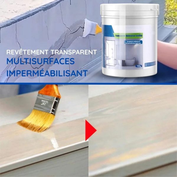 Revêtement transparent multisurfaces imperméabilisant - Occamarket