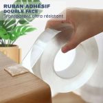 Ruban adhésif double face transparent ultra résistant - Occamarket