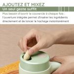 Coupe-légumes électrique sans fil 4 en 1 - Occamarket