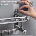 Crochets adhésifs muraux transparents sans soudure (lot de 20) - Occamarket