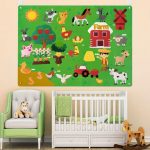 Jeu à thème Montessori éducatif en feutrine - Occamarket