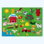 Jeu à thème Montessori éducatif en feutrine - Occamarket