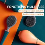Brosse de toilette murale et design en silicone - Occamarket