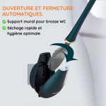 Brosse de toilette murale et design en silicone - Occamarket