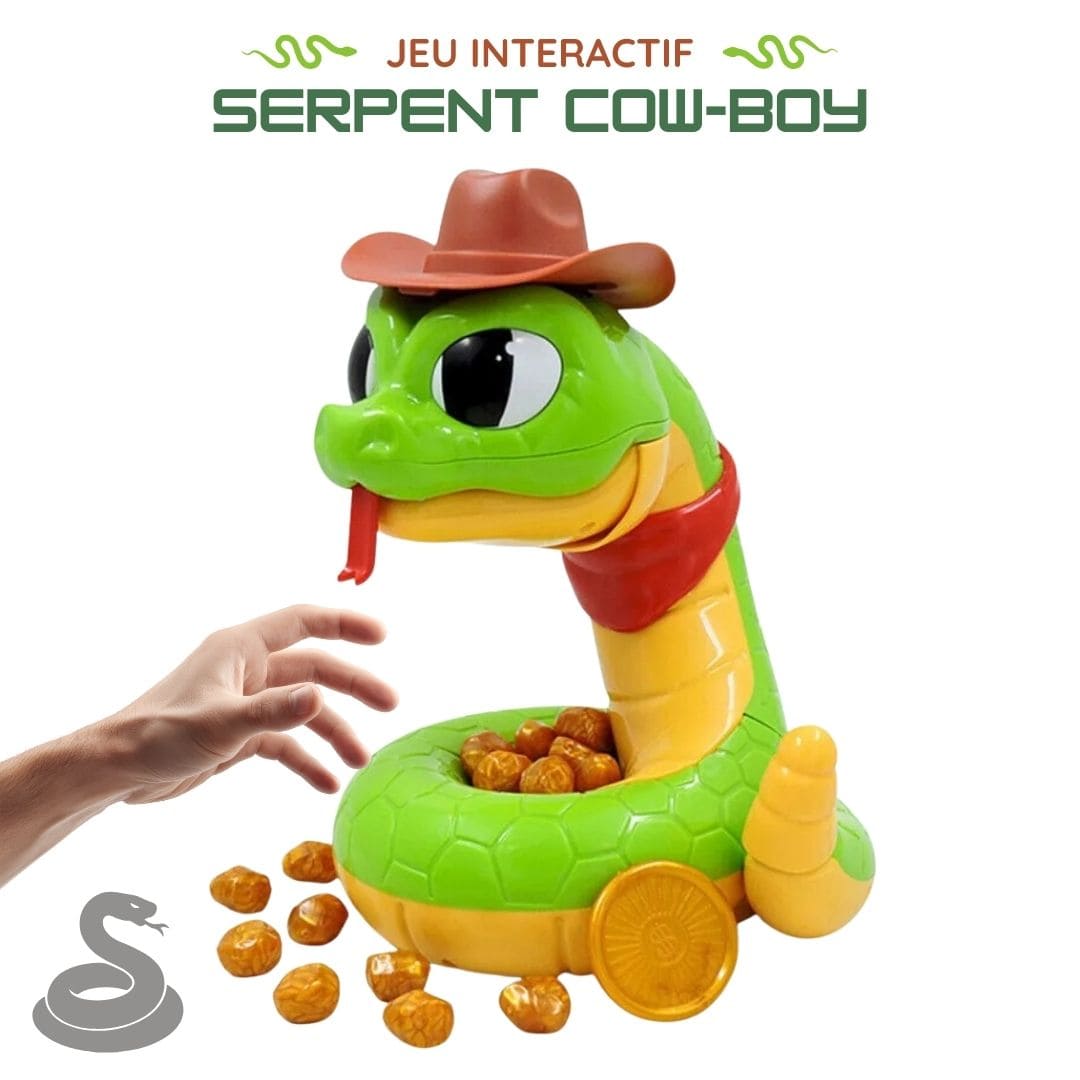 luxo7-32680-1 Jeu interactif serpent cow-boy - Occamarket