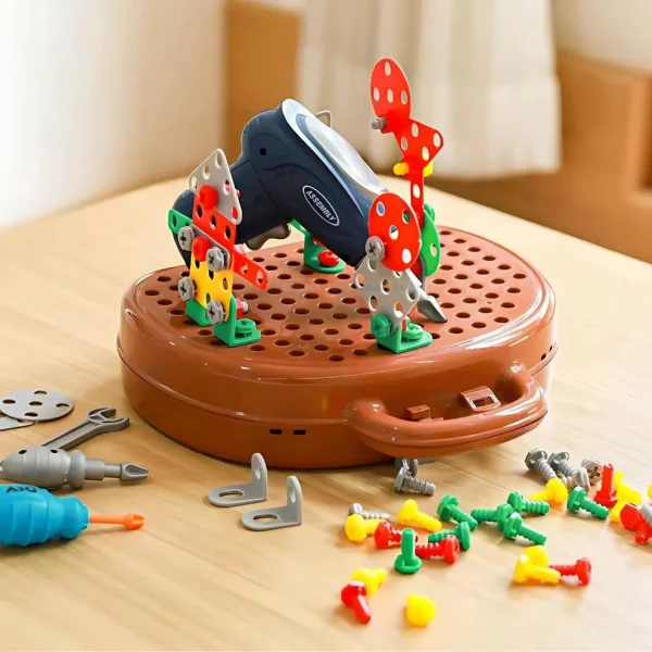 PETIT INGÉNIEUR | BOÎTE À OUTILS MONTESSORI - DÉVELOPPEZ SON GÉNIE CRÉATIF ! - Occamarket