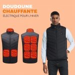 Doudoune chauffante électrique pour l'hiver - Occamarket