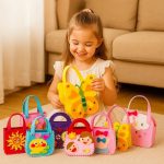 Kit de 8 Pochettes en Feutrine à Coudre Soi-Même - Occamarket